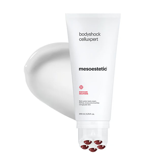 Textura del gel Bodyshock Celluxpert sobre la piel