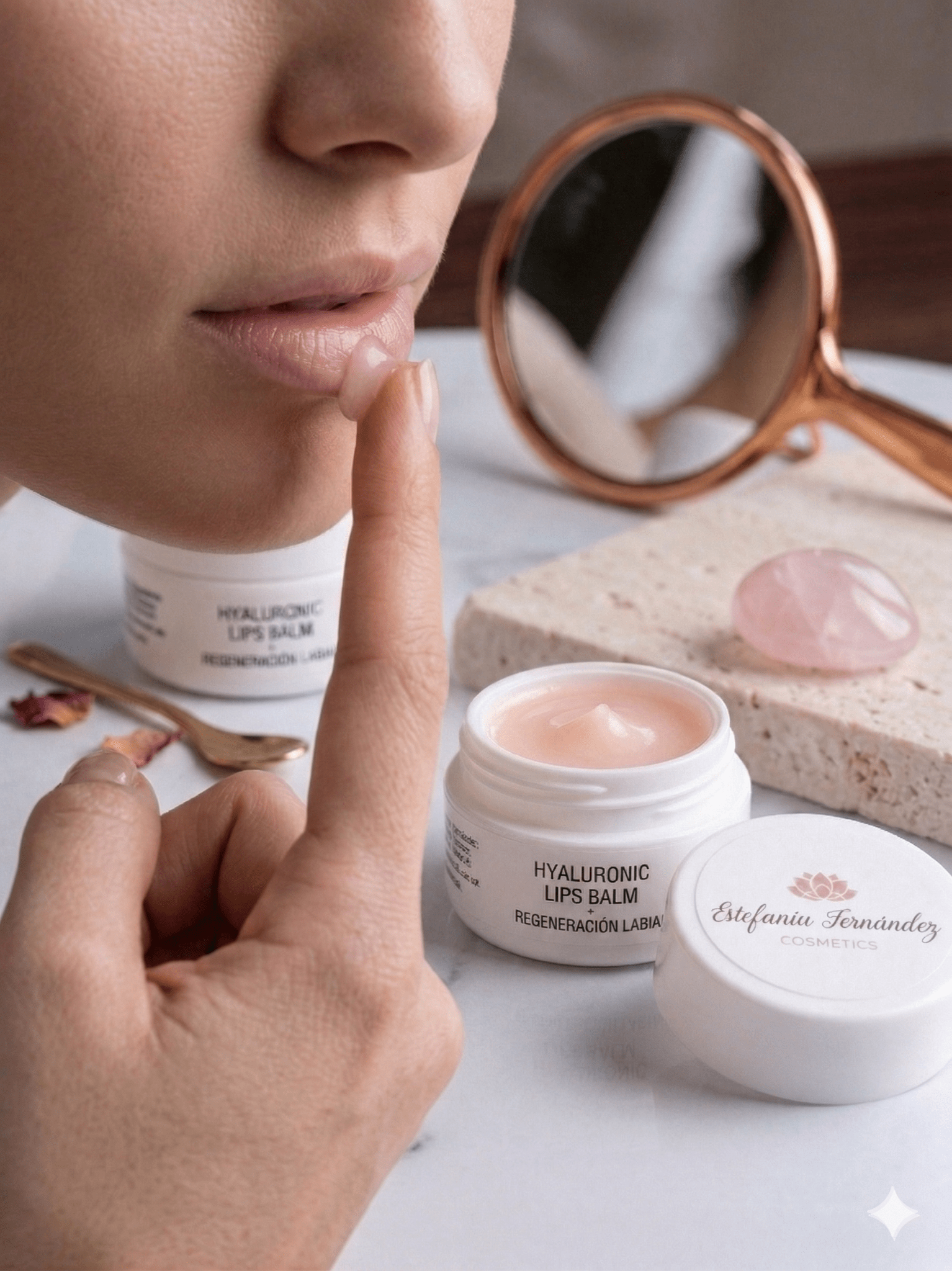 Hyaluronic Lips Balm - Bálsamo y Mascarilla Labial Estefanía Fernández - cosmetica10