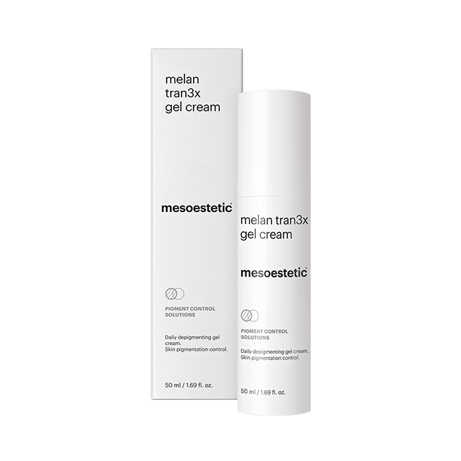 Melan Tran3x Gel Cream Crema Despigmentante con Ácido Tranexámico - mesoesbeauty