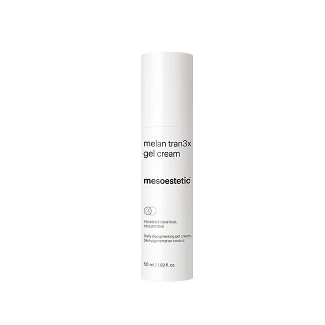 Mesoestetic melan tran3x gel cream tratamiento diario antimanchas