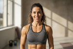 Mujer española joven de 35 años, foto estilo retrato y que se vea que es fitness