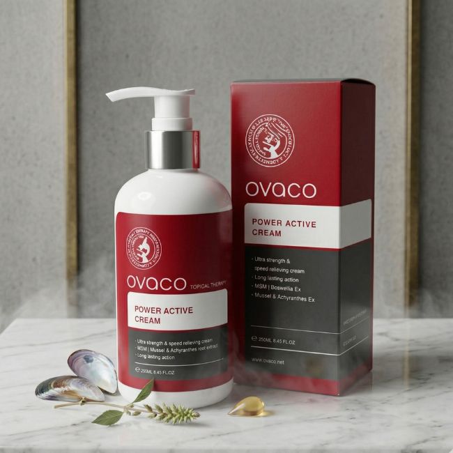 Ovaco Power Active Cream - Crema Reductora Efecto Calor 250ml - cosmetica10