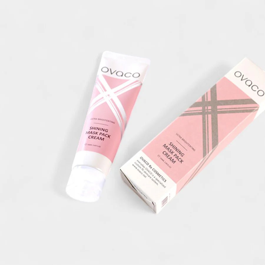 Ovaco Shining Mask Pack Cream - Mascarilla Despigmentante e Iluminadora - cosmetica10